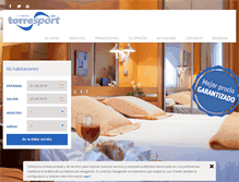 Tablet Screenshot of hoteltorresport.com